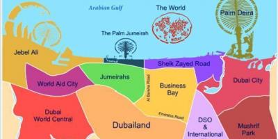 ನಕ್ಷೆ Dubailand